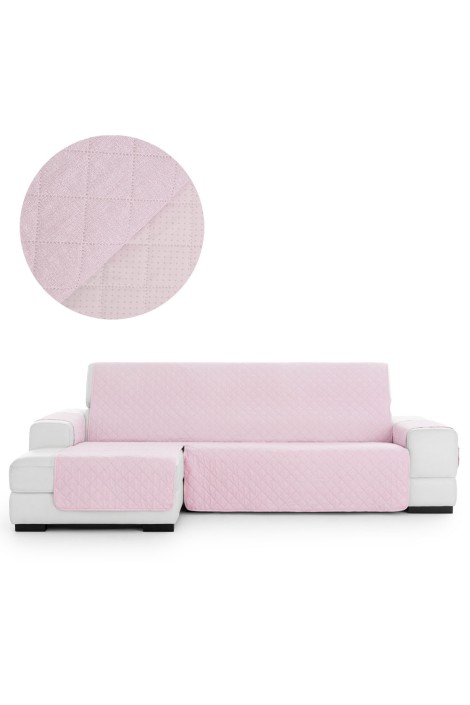 Cubre Chaise Longue Antideslizante Montblanc rosa izquierdo