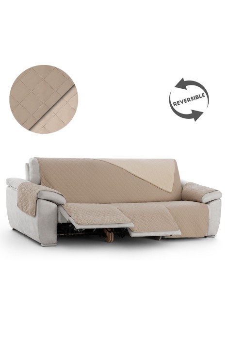 Cubre Sofá Relax 3x3 Plazas beige