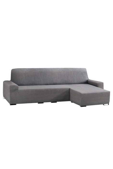 Chaise Longue Ajustable Aquiles Corto gris derecho