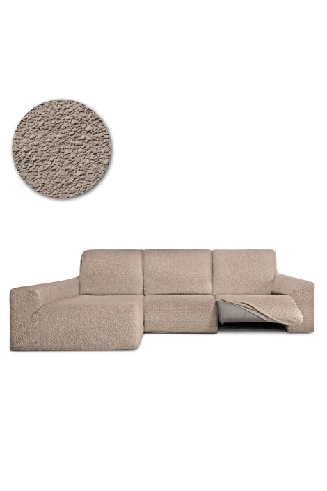 Funda Sofá Chaise Longue Relax Roc Largo lino izquierdo