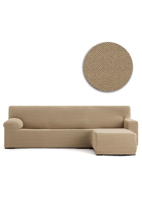 Funda chaise longue ajustable JAZ corto derecho