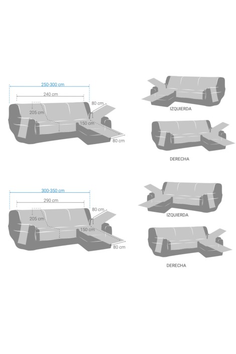 Medidas Cubre Chaise Longue