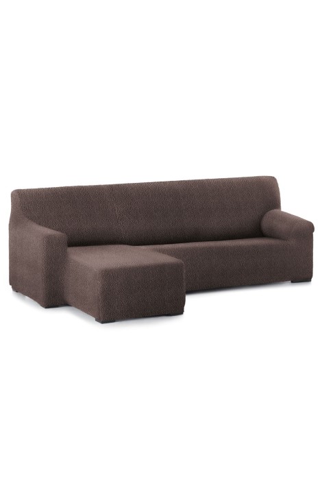 Funda chaise longue ajustable ROC corto marrón