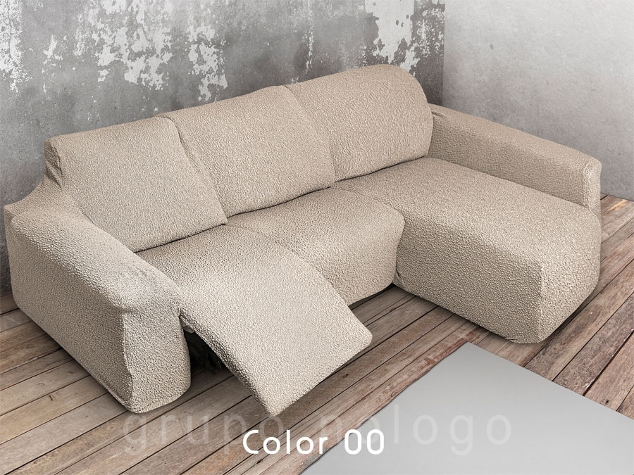 Funda de sofá acolchada válida para Chaise longue.